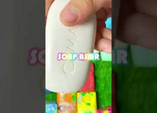  Soap Cube ASMR 泡音 石鹸キューブ Oddly Satisfying Foam Soap Cube ASMR 泡音 No Talking Asmr Asmrsounds