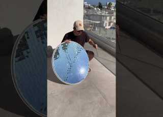 Homemade Solar Concentrator From Mirrors And Satellite Dish Freeenergy Diy