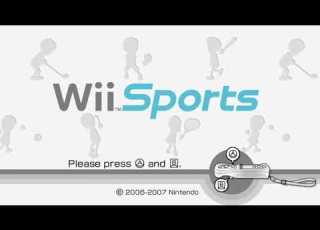  Title Screen Wii Sports