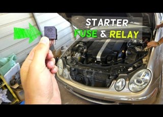  MERCEDES W211 STARTER FUSE RELAY LOCATION