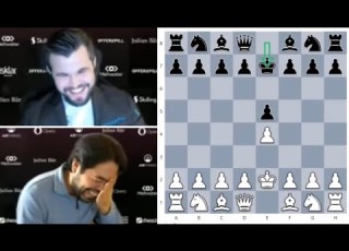 Magnus Carlsen Plays Bongcloud Opening Against Hikaru Nakamura And They Laugh While They Are Playing