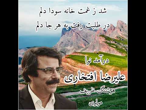 درآمد نوا علیرضا افتخاری با تار نوازی هوشنگ ظریف و شعر مولوی