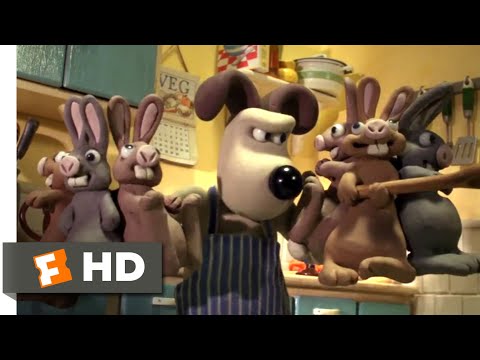 Wallace Gromit The Curse Of The Were Rabbit 2005 Bunny Breakfast Scene 1 10 Movieclips