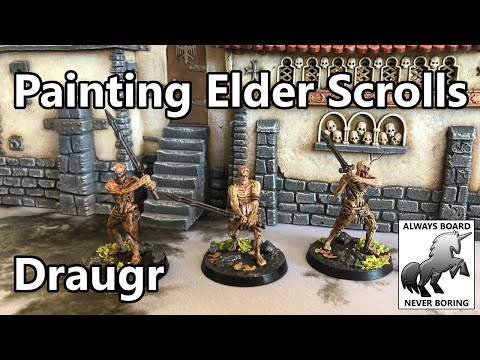 How To Paint Draugr For Elder Scrolls Call To Arms Easy Painting Guide