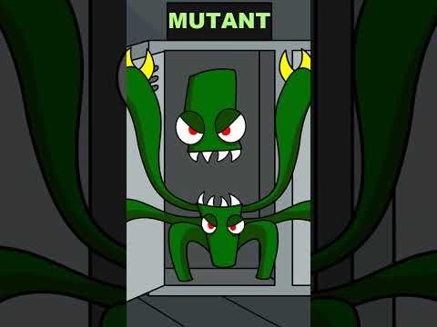 GREEN Rainbow Friends Character Creation Cartoon Animation