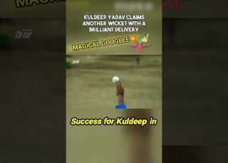 Kuldeep Magical Googlee Ind Vs Pak Cricket Indvspak Cricketnews Viralshort