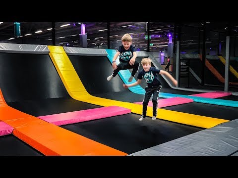 Trampoline Park Fun At Yoump