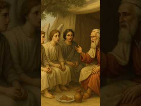 Abraham Welcomes The Three Angels Ai Jews Torah Jew Jewish Bible Jesus