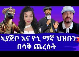  ኣያ ጅቦ VS ዮኒ ማኛ የጃኒ ራቆት ቪዲዮ ኤልሻዳይ Post አራገች