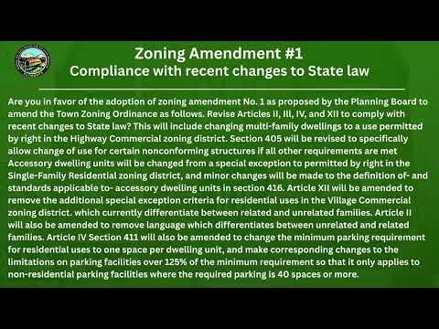 2026 Zoning Amendment 1
