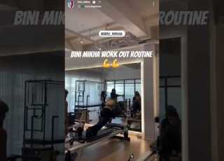 Bini Mikha New Instagram Story Work Out Routine Binimikha Bini Biniph