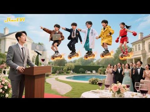 أعلن الـCEO خطوبته في الحفل وفجأة اقتحم خمسة أطفال عباقرة وهم يصرخون أبي لقد تم اعتقالك