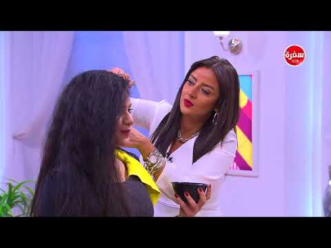 نتيجة فورية مذهلة لكريم طبيعي لفرد الشعر من رضوى الشربيني هي وبس