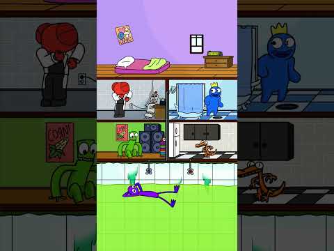 Welcome To The RAINBOW FRIENDs House Cartoon Animation