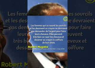 Pensée SAGE De ROBERT MUGABE Shorts Citations Quotes Independence Liberté