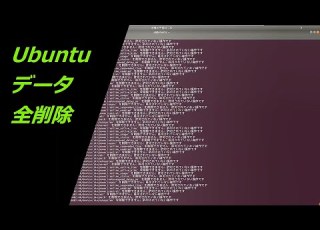  Ubuntuのデータを削除したらどうなるかの検証動画