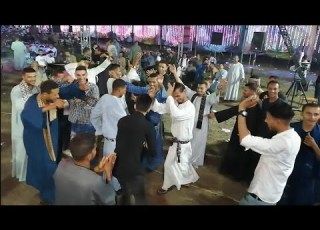 ة العريس مع الفنان عزت جنن الفراح
