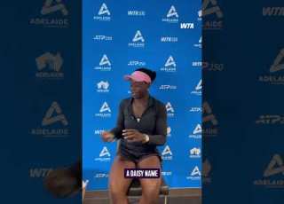 Candy And Souvenirs Media Day With Vicky Mboko Never Disappoints WTA VickyMboko Tennis