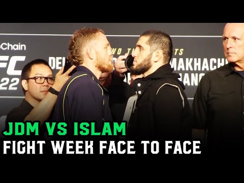 Jack Della Maddalena Vs Islam Makhachev Intense FACE OFF