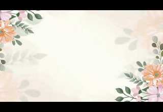 4K Wedding Floral Invitation Background Video Stocklate Backgroundvideo