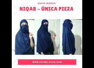 Niqab única Pieza