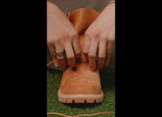  Premium 6 Inch Boot Lacing ASMR Timberland