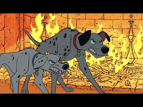 الكلب والكلبة المنقطة ولادهم اتسرقه من عصابه شريره عشان يخدو الفرو بتعهم