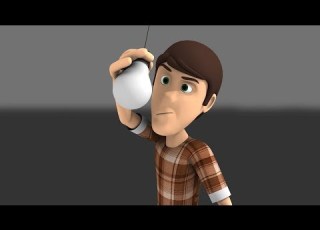 Gildo Sees Eva For The First Time In Blender 3D