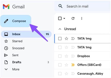 أنشئ بريدًا إلكترونيًا جديدًا في Gmail