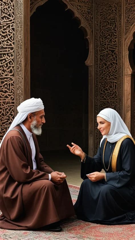أوه، هناك ابنتان على ظهور الرجال يتشاركون المؤن بأمر الفقراء، وامرأة عجوز تطعمهم للعائلة.