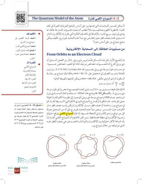 إذا توقع النموذج الكمي احتمالية وجود الإلكترونات في مناطق معينة،
