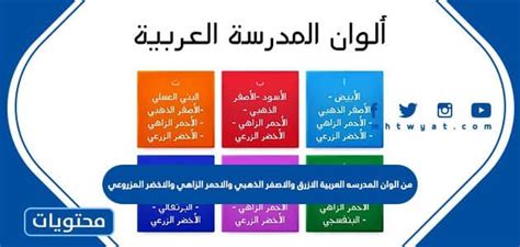 استخدمت المدرسة العربية ألوانًا واضحة غير متدرجة، مثل الأزرق والأصفر الذهبي والأحمر الفاتح والأخضر