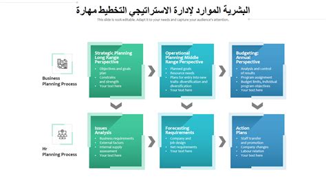 استراتيجية الموارد البشرية والتخطيط الاستراتيجي للمنظمات