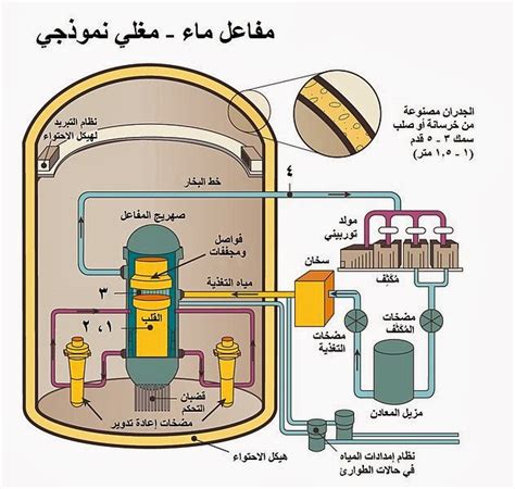اشرح لماذا يتم فصل الماء المستخدم في تبريد أنابيب المفاعلات النووية عن الماء الذي يتم تسخينه لتكوين بخار يدفع التوربينات لتوليد الكهرباء؟
