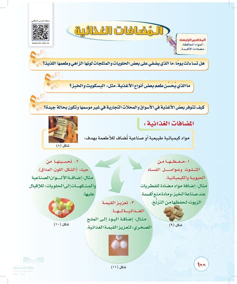 اشرح ما الذي يحسن طعم بعض الأطعمة مثل البسكويت والخبز؟