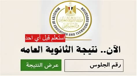 اعتماد نتائج شهادة الثانوية العامة من خلال موقع وزارة التربية والتعليم