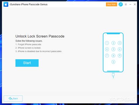 افتح رمز مرور قفل الهاتف باستخدام iSunshare iPhone Passcode Genius