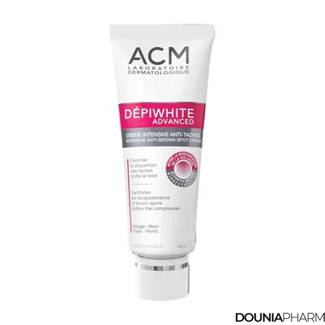 الآثار الجانبية لكريم ACM dépiwhite الآثار الجانبية لكريم ACM dépiwhite