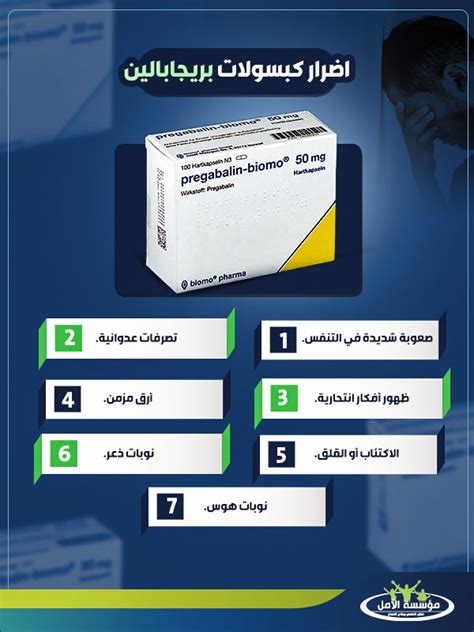 الآثار الجانبية واستخدامات كبسولات بريجابالين