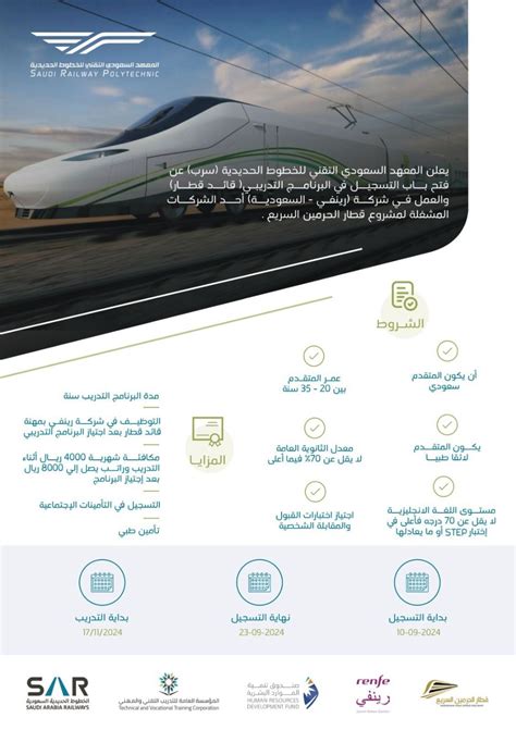 التسجيل في المعهد الفني للسكك الحديدية السعودية التسجيل في المعهد الفني للسكك الحديدية السعودية