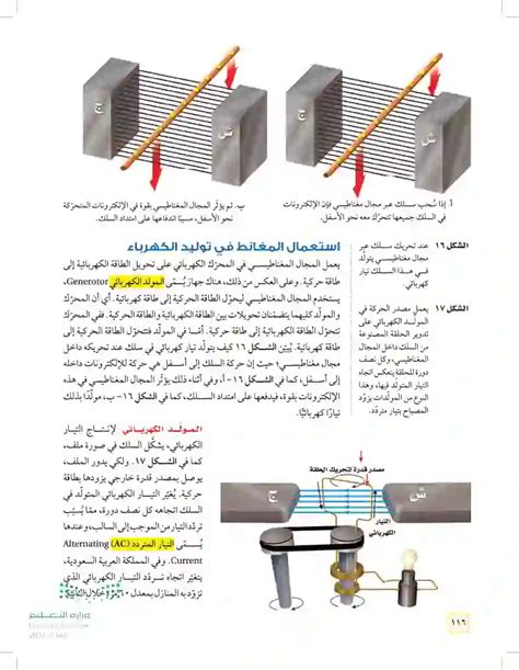 الجهاز الذي يولد تيارًا كهربائيًا عن طريق تدوير ملف معدني بين أقطاب المغناطيس هو