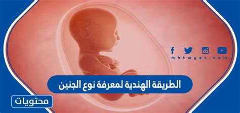 الشرح طريقة الهندية لتحديد جنس الجنين بناء على نبضات قلب الجنين