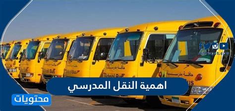 القواعد الأساسية للنقل المدرسي التي يجب أن تتولى المدرسة مسؤوليتها