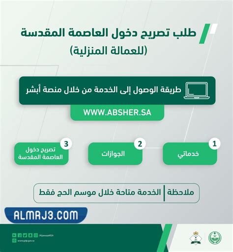 المستندات المطلوبة للحصول على إذن لدخول مكة