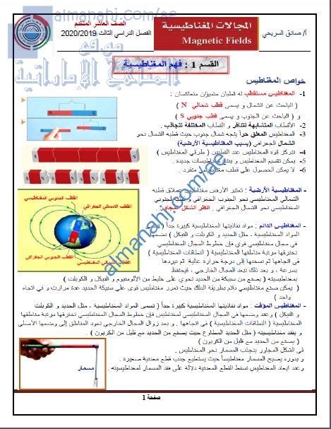 المنطقة التي تحدث فيها تأثيرات القوة المغناطيسية حول المغناطيس تسمى