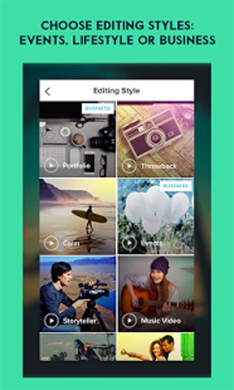 المواصفات الفنية لبرنامج Magisto Video Editor & Maker