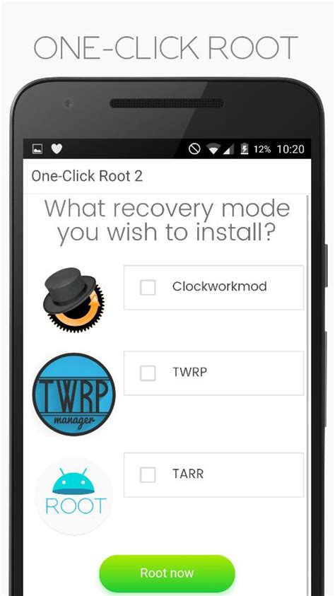 ب – تطبيق One Click Root