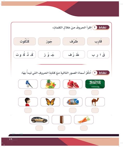 بالنسبة إلى كل من أحرف التقنيع التالية