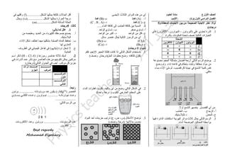 تحقق من المواد تصف المكونات التالية تغييرًا فيزيائيًا عندما أستخدم هذه المواد وتغيرًا كيميائيًا عندما أستخدم هذه المواد