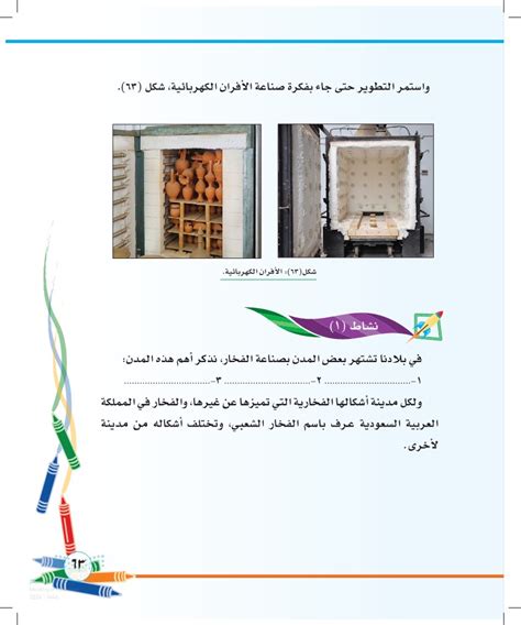 تشتهر بلادنا ببعض المدن بصناعة الفخار.  نذكر أهم هذه المدن